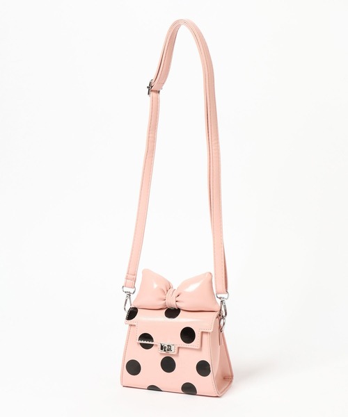 LOWRYS FARM（ローリーズファーム）の「ＦＬドットリボンＢＡＧ　587938（ショルダーバッグ・キッズ・レッド/ピンク/ホワイト/ブラック・FREE）」の9枚目の写真