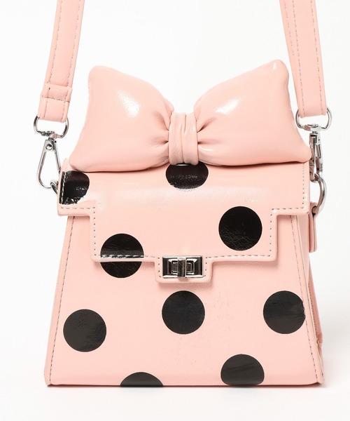 LOWRYS FARM（ローリーズファーム）の「ＦＬドットリボンＢＡＧ　587938（ショルダーバッグ・キッズ・レッド/ピンク/ホワイト/ブラック・FREE）」の10枚目の写真