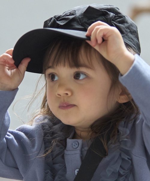 petit main（プティマイン）の「メニーリボンキャップ（キャップ・キッズ・ブラック/ラベンダー/アイボリー・50cm/54cm/52cm）」の5枚目の写真