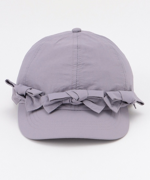 petit main（プティマイン）の「メニーリボンキャップ（キャップ・キッズ・ブラック/ラベンダー/アイボリー・50cm/54cm/52cm）」の7枚目の写真