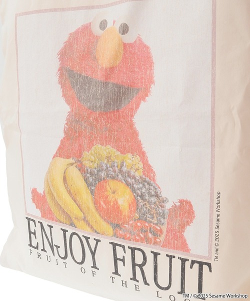 FRUIT OF THE LOOM（フルーツオブザルーム）の「セサミストリートミーツオブザルーム バッグ（トートバッグ・レディース・ネイビー/アイボリー・FREE）」の8枚目の写真