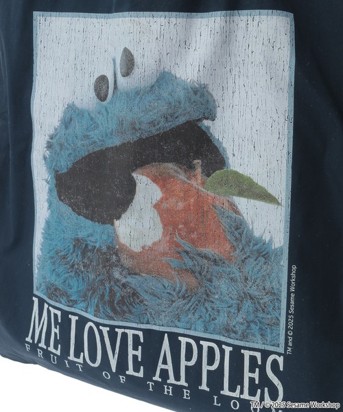 FRUIT OF THE LOOM（フルーツオブザルーム）の「セサミストリートミーツオブザルーム バッグ（トートバッグ・レディース・ネイビー/アイボリー・FREE）」の11枚目の写真