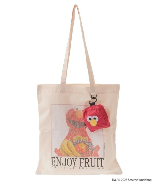 FRUIT OF THE LOOM（フルーツオブザルーム）の「セサミストリートミーツオブザルーム バッグ（トートバッグ・レディース・ネイビー/アイボリー・FREE）」の17枚目の写真