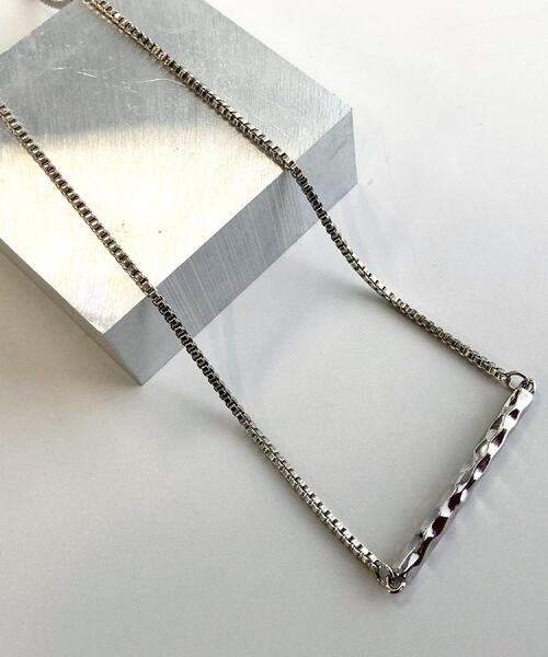 tk.TAKEO KIKUCHI(ティーケータケオキクチ)の「シックネックレス(ネックレス・メンズ・シルバー系1/シルバー系/シルバー・00)」の1枚目の写真