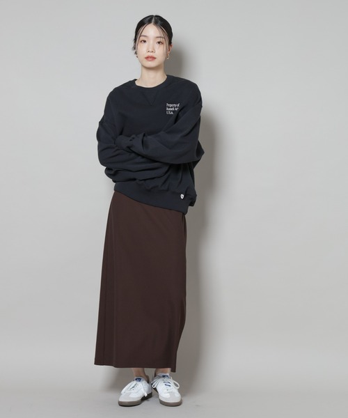 NANO universe（ナノユニバース）の「サカリバナロースカート(セットアップ可)（スカート・レディース・ブラック/ブラウン/ベージュ・FREE）」の16枚目の写真