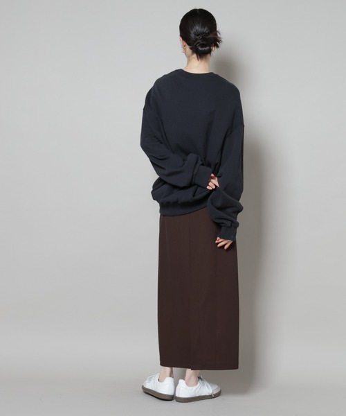 NANO universe（ナノユニバース）の「サカリバナロースカート(セットアップ可)（スカート・レディース・ブラック/ブラウン/ベージュ・FREE）」の14枚目の写真