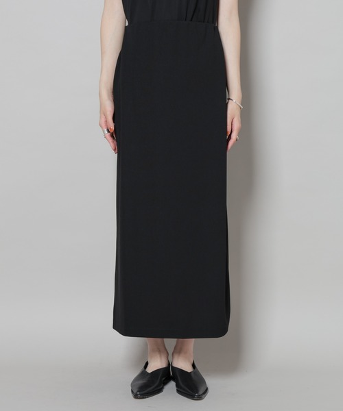 NANO universe（ナノユニバース）の「サカリバナロースカート(セットアップ可)（スカート・レディース・ブラック/ブラウン/ベージュ・FREE）」の9枚目の写真