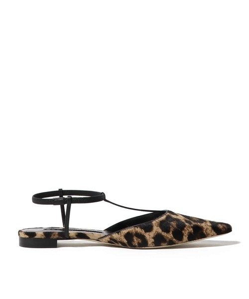 ESTNATION（エストネーション）の「BRENTELLA / レオパードストライプパンプス（パンプス・レディース・クリアブラウン・36/37）」の2枚目の写真