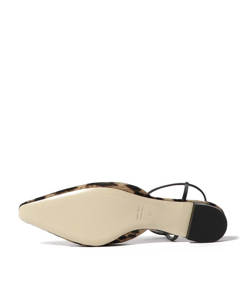 ESTNATION（エストネーション）の「BRENTELLA / レオパードストライプパンプス（パンプス・レディース・クリアブラウン・36/37）」の5枚目の写真