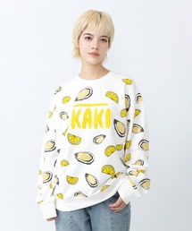 PUNYUS | 【新サイズ】フード総柄スウェット（IMO・KAKI)(スウェット)