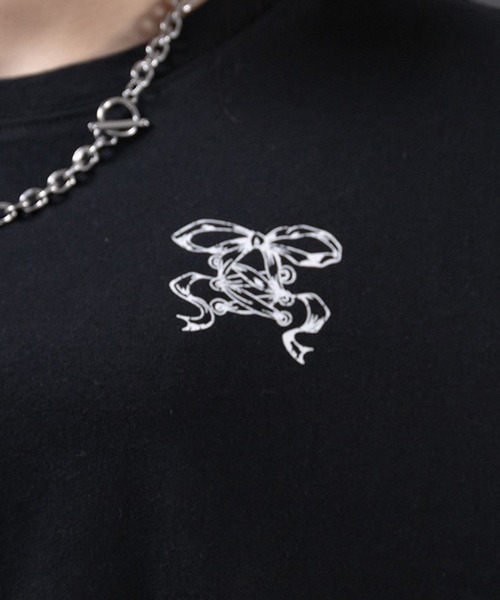 Pal elfy(パルエルフィー)の「バックプリントロンT(Tシャツ/カットソー・レディース・ピンク/ブラック/オフホワイト・フリー)」の15枚目の写真