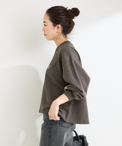 B.C STOCK（ベーセーストック）の「ウォッシャブル / ドッキングスリーブプルオーバー（スウェット・レディース・ホワイト/ネイビー/カーキ・FREE）」の18枚目の写真