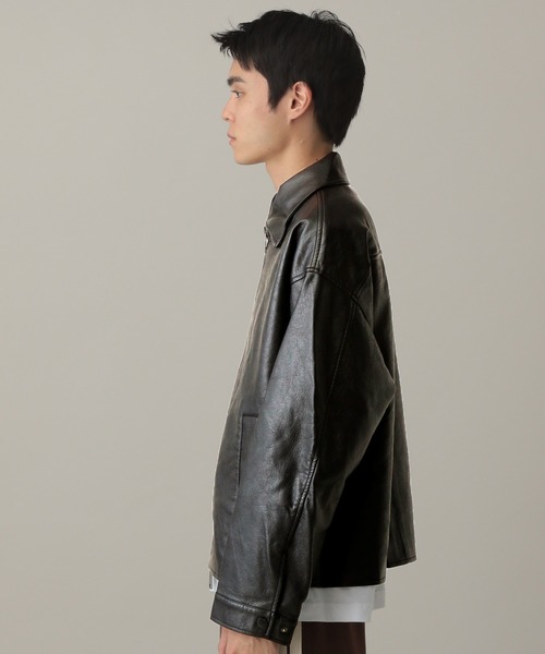 V2／ナチュラルレザージャケット（ブルゾン）｜V2（ブイツー）の