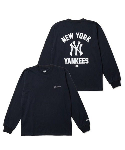 NEW ERA(ニューエラ)の「NEW ERA/ニューエラ 長袖Tシャツ MLB ロンT 14682708/14682709/14682710/14682711(Tシャツ/カットソー・メンズ・ネイビー/ホワイト系その他/ホワイト系その他2/ブラック・M/L/XL/2XL)」の4枚目の写真