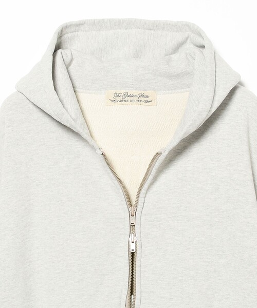 REMI RELIEF（レミレリーフ）の「【別注】REMI RELIEF / Sweat Zip Hoodie Heather Grey（パーカー・メンズ・グレー・LARGE/X-LARGE/SMALL/MEDIUM）」の3枚目の写真