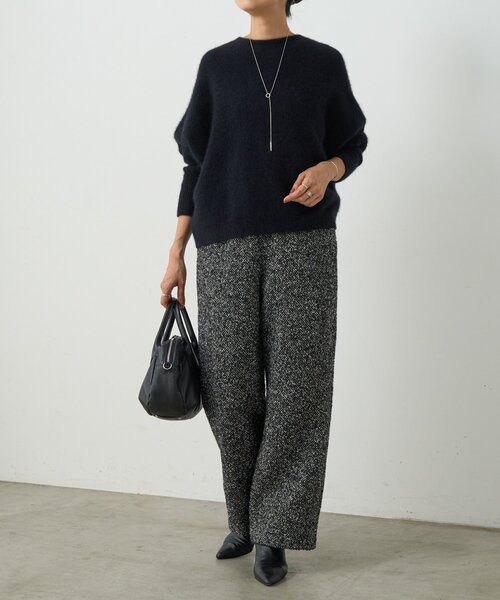 BEARDSLEY（ビアズリー）の「ツイードイージーパンツ（その他パンツ・レディース・グレー・FREE）」の6枚目の写真