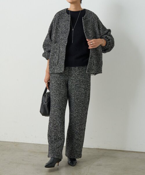 BEARDSLEY（ビアズリー）の「ツイードイージーパンツ（その他パンツ・レディース・グレー・FREE）」の14枚目の写真