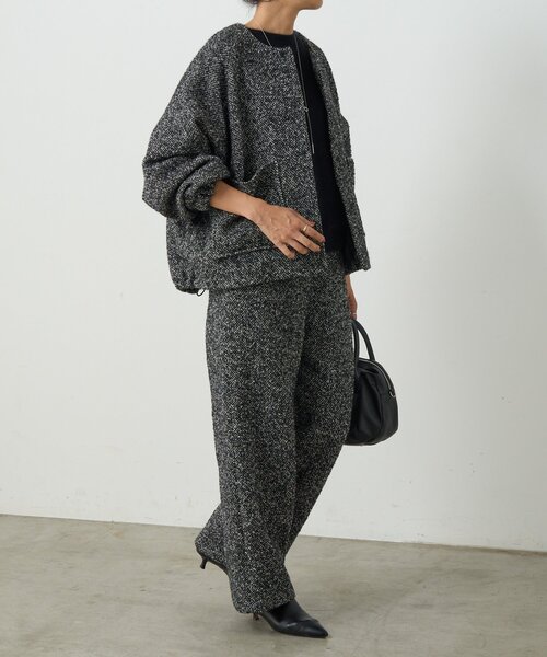 BEARDSLEY（ビアズリー）の「ツイードイージーパンツ（その他パンツ・レディース・グレー・FREE）」の15枚目の写真