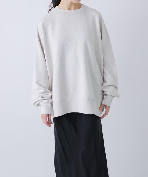 STONE  コットン　クルーネック　トレーナー　チャコール　M ユニセックス』コットンクルーネックスウェットプルオーバー