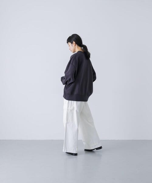 ユニセックス』コットンクルーネックスウェットプルオーバー