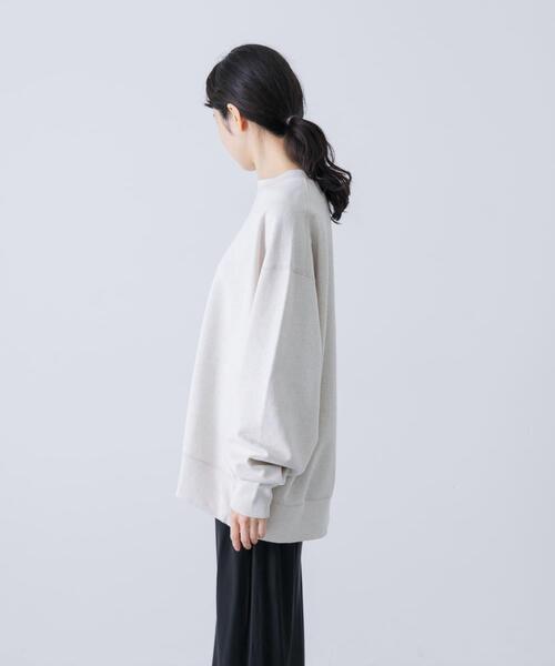 ユニセックス』コットンクルーネックスウェットプルオーバー