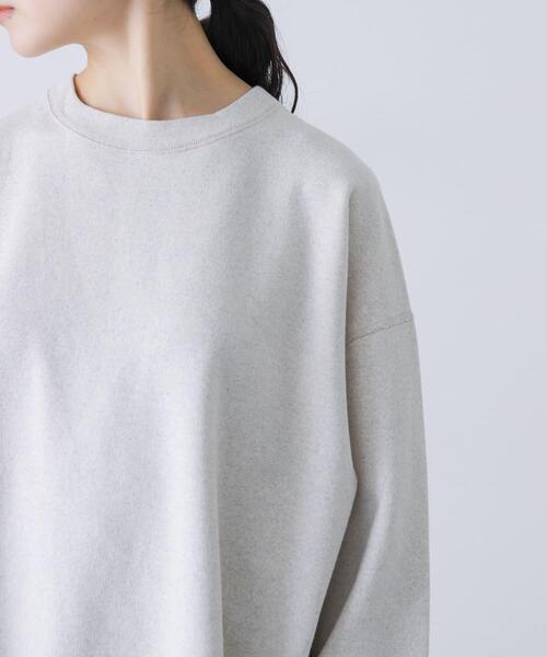 ユニセックス』コットンクルーネックスウェットプルオーバー