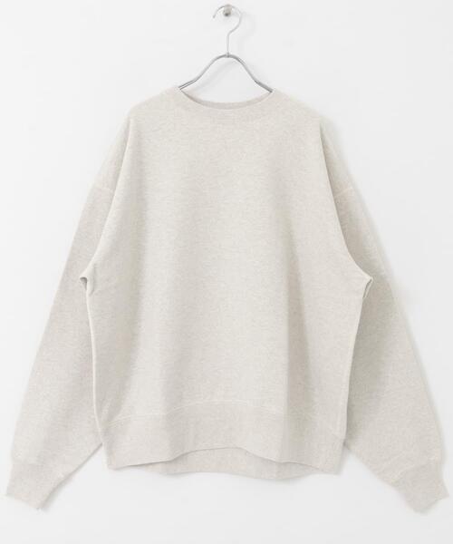 ユニセックス』コットンクルーネックスウェットプルオーバー