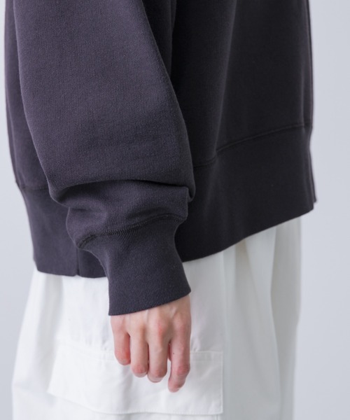 かぐれ　スウェット ユニセックス』コットンクルーネックスウェットプルオーバー