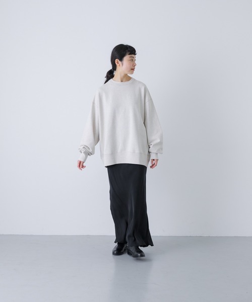 かぐれ　スウェット ユニセックス』コットンクルーネックスウェットプルオーバー