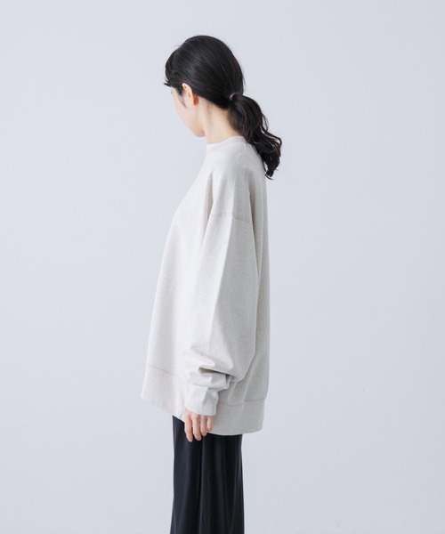 ユニセックス』コットンクルーネックスウェットプルオーバー