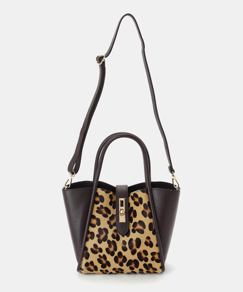 La TOTALITE（ラトータリテ）の「M Rose/エンメローズ レザーコンビバッグ（ショルダーバッグ・レディース・ベージュ/その他6・FREE）」の13枚目の写真