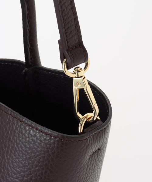 La TOTALITE（ラトータリテ）の「M Rose/エンメローズ レザーコンビバッグ（ショルダーバッグ・レディース・ベージュ/その他6・FREE）」の11枚目の写真