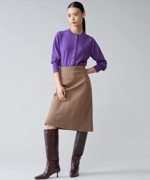 Tiara（ティアラ）の「バイアススカート（スカート・レディース・パープル/グレー・2/3）」の3枚目の写真