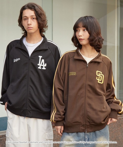 MLB/メジャーリーグベースボール 別注 ワッペン刺繍 サイドライン