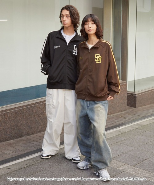 MLB/メジャーリーグベースボール 別注 ワッペン刺繍 サイドライン