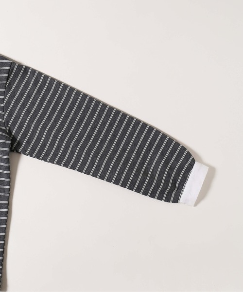 WC（ダブル シー）の「レースパイピングラガーシャツ（シャツ/ブラウス・レディース・アイボリー/グレー・FREE）」の20枚目の写真