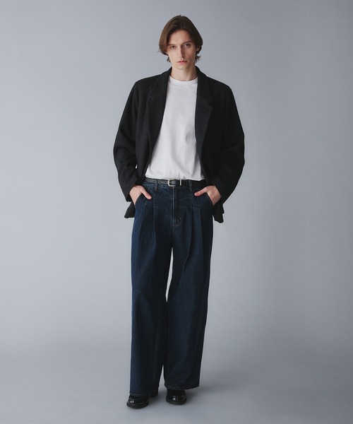 Regen Glanz(レーゲングランツ)の「basic single tailored jacket/ベーシックシングルテーラードジャケット(テーラードジャケット・メンズ・グレー/ブラック・SMALL/LARGE/MEDIUM)」の16枚目の写真