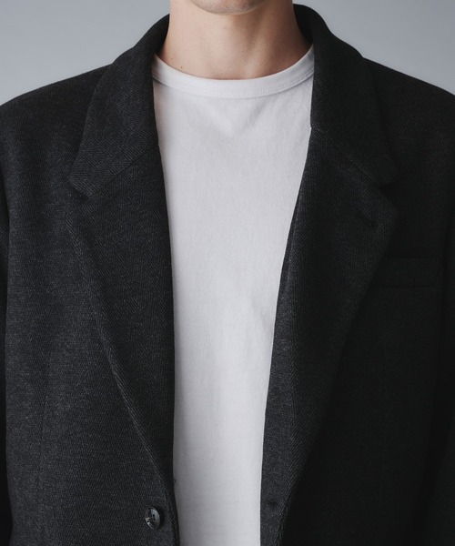 Regen Glanz(レーゲングランツ)の「basic single tailored jacket/ベーシックシングルテーラードジャケット(テーラードジャケット・メンズ・グレー/ブラック・SMALL/LARGE/MEDIUM)」の18枚目の写真