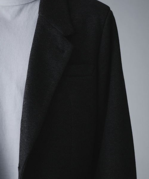 Regen Glanz(レーゲングランツ)の「basic single tailored jacket/ベーシックシングルテーラードジャケット(テーラードジャケット・メンズ・グレー/ブラック・SMALL/LARGE/MEDIUM)」の21枚目の写真