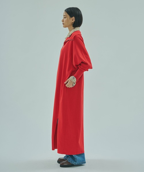 ROSE BUD（ローズバッド）の「(CREOLME)ZIP UP DRESS（ワンピース・レディース・ブラック/レッド・ONE SIZE）」の11枚目の写真