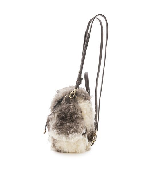 新品タグ付　2wayエコファーバックパック ベージュ　LILY BROWN 2wayエコファーバックパック(バッグ)｜LILY BROWN（リリーブラウン）の