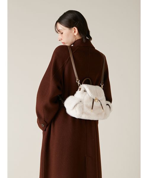 2wayエコファーバックパック（バックパック/リュック）｜LILY BROWN