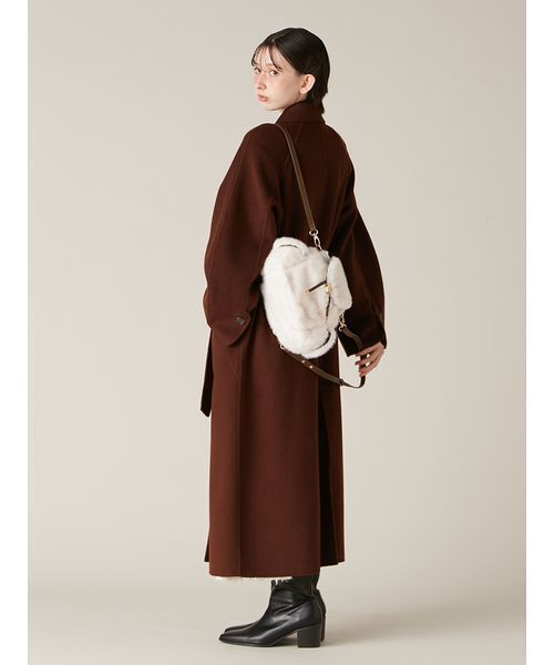 新品タグ付　2wayエコファーバックパック ベージュ　LILY BROWN 2wayエコファーバックパック（リュック）｜LILY BROWN（リリー