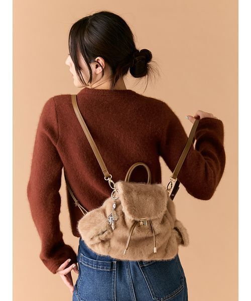 2wayエコファーバックパック（バックパック/リュック）｜LILY BROWN