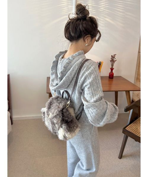 2wayエコファーバックパック（バックパック/リュック）｜LILY BROWN