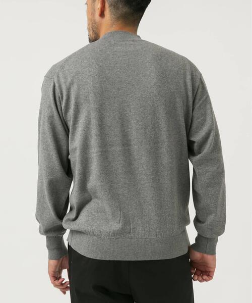URBAN RESEARCH ROSSO MEN(アーバンリサーチロッソメン)の「コットンカシミヤモックネックニット(ニット/セーター・メンズ・グレー系その他/グレー/ブルー/ブラック/アイボリー・MEDIUM/LARGE)」の9枚目の写真