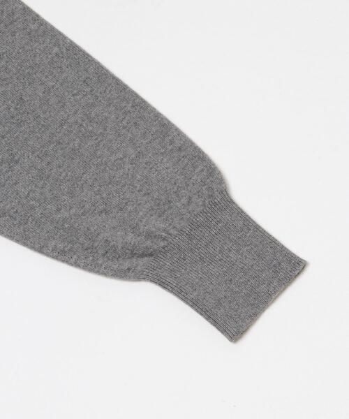 URBAN RESEARCH ROSSO MEN(アーバンリサーチロッソメン)の「コットンカシミヤモックネックニット(ニット/セーター・メンズ・グレー系その他/グレー/ブルー/ブラック/アイボリー・MEDIUM/LARGE)」の13枚目の写真