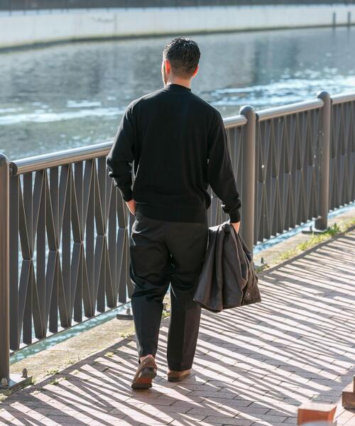 URBAN RESEARCH ROSSO MEN(アーバンリサーチロッソメン)の「コットンカシミヤモックネックニット(ニット/セーター・メンズ・グレー系その他/グレー/ブルー/ブラック/アイボリー・MEDIUM/LARGE)」の17枚目の写真