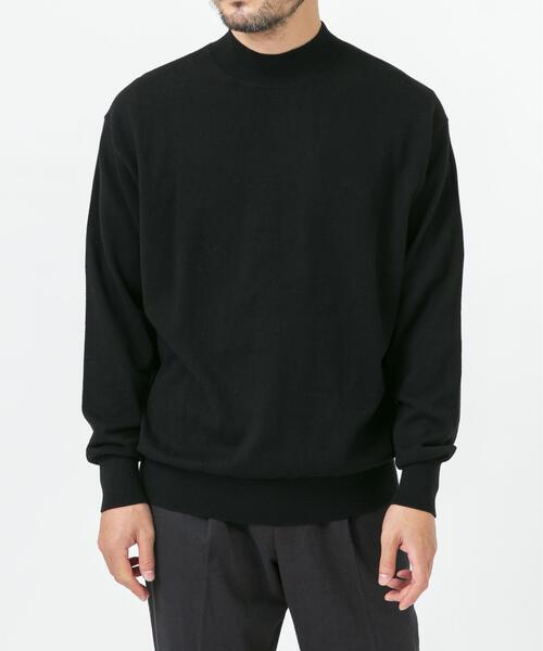 URBAN RESEARCH ROSSO MEN(アーバンリサーチロッソメン)の「コットンカシミヤモックネックニット(ニット/セーター・メンズ・グレー系その他/グレー/ブルー/ブラック/アイボリー・MEDIUM/LARGE)」の19枚目の写真