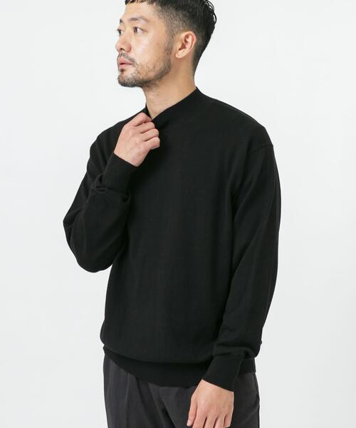 URBAN RESEARCH ROSSO MEN(アーバンリサーチロッソメン)の「コットンカシミヤモックネックニット(ニット/セーター・メンズ・グレー系その他/グレー/ブルー/ブラック/アイボリー・MEDIUM/LARGE)」の20枚目の写真